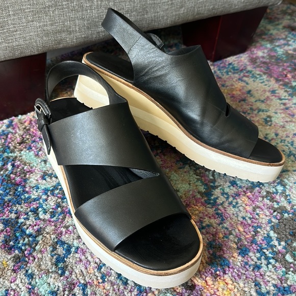 🖤VINCE Shelby Wedge Heel Sandals🖤 - Picture 5 of 16